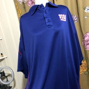 Mens NY NFL button up polo
